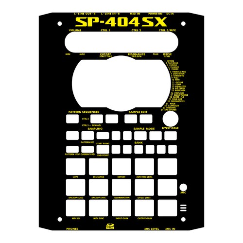 Adesivo roland 404sx - adesivo, sp-404sx