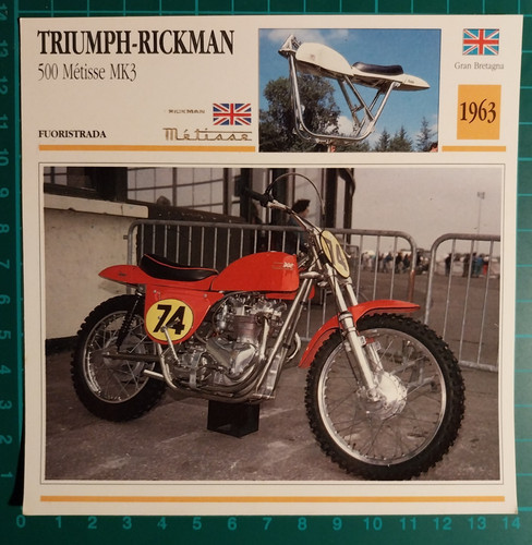 Foto moto triumph - foto, rickman