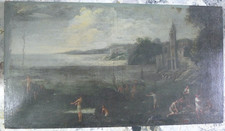 DIPINTO ANTICO 700 PAESAGGIO