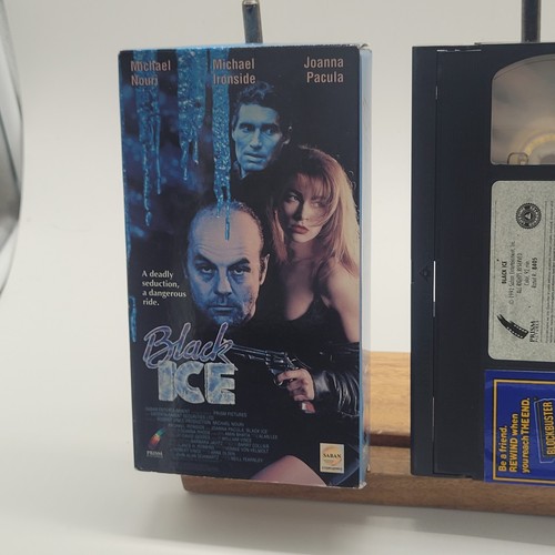 Black ice vhs vcr - ice, vintage