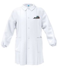 Grembiule asilo bambino Siggi Happy School 33GR4046 Bianco