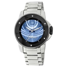Orologio da Polso Gattinoni Uomo W0195JSSBLU Draco Acciaio Inox Nero Luminoso 