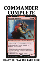 Krenko, Mob Boss GOBLIN TRIBAL TOKENS MTG Mazzo Comandante Personalizzato