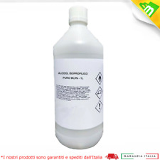 ALCOOL ISOPROPILICO BOTTIGLIA 1LT PULIZIA PLASTICA VETRI OTTICHE OSSIDO ALCOL