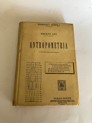 Manuali hoepli antropometria - manuali, /