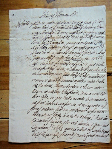 1779 manoscritto del - del, 1