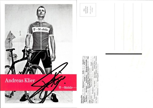 Andreas klier autogrammkarte - klier,