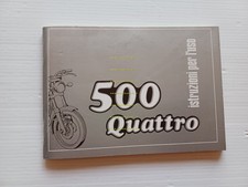 Benelli 500 Quattro 1976 manuale uso manutenzione libretto Italiano originale