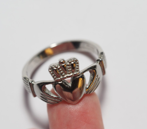 Anello irlandese claddagh - anello,