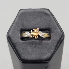 Anello gatto argento sterling