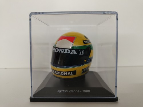 Miniatura casco ayrton - casco, senna