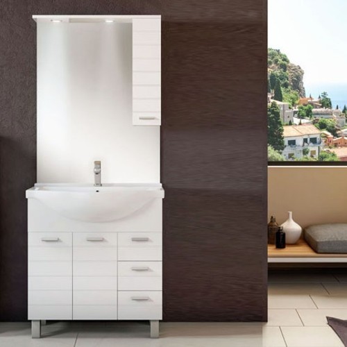 Mobile bagno terra - mobile, con
