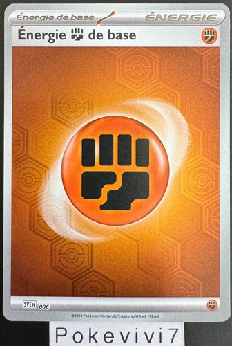 Carte pokemon energie combat - carte,