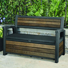 Panca per esterno con vano contenitore Panchina baule da giardino da scontare