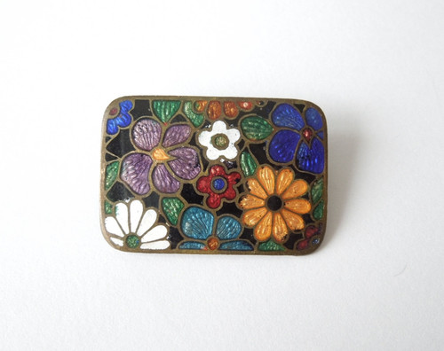 Vintage spilla smaltata - vintage,