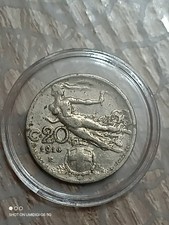 Italia 20 Centesimi 1914 – “Libertà Librata” – Moneta rara – Patina originale