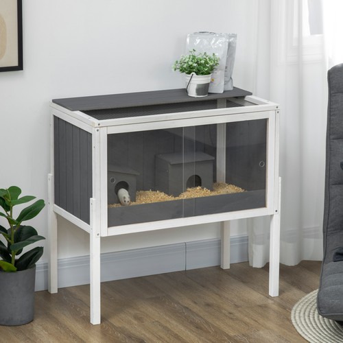 Pawhut gabbia legno per - pawhut,