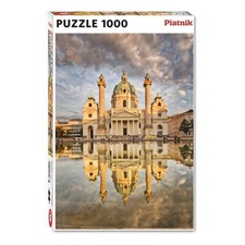 Karlskirche Vienna puzzle 1000 pezzi Piatnik nuovo
