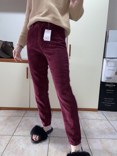 Pantaloni velluto coste - velluto, a