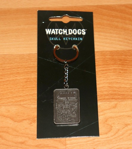 Watch dogs skull metal raro - dogs,