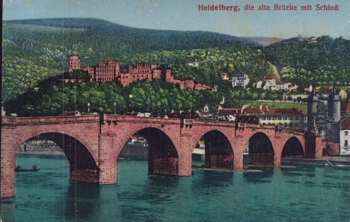 Cartolina heidelberg vecchio - cartolina, heidelberg,