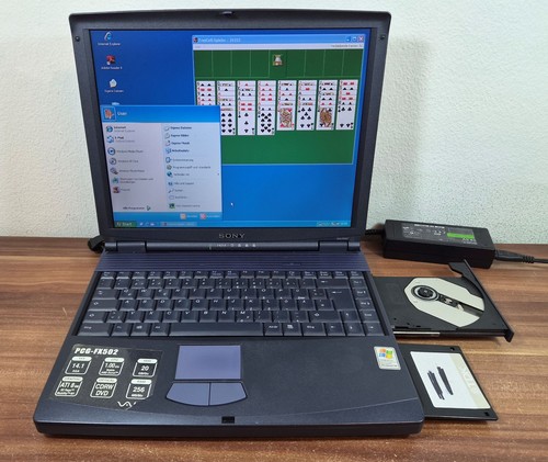 Vintage sony vaio pcg fx502 - sony,