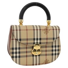 Burberrys Nova Check Hand Bag