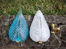 Murano Glass Applique Leaf