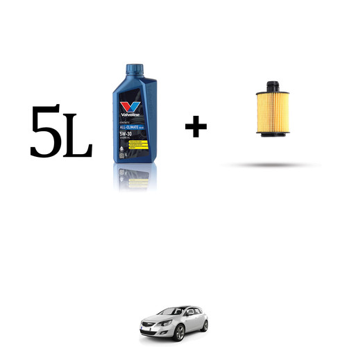 Kit filtro olio per opel - e, 5l