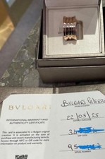 Bvlgari anello BZero1 oro rosa 4 fasce 55MM anno 2025 - indossato solo 1 volta
