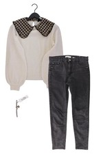 Completo moda donna taglia M con maglione taglia M, Pull&Bear jeans taglia 40