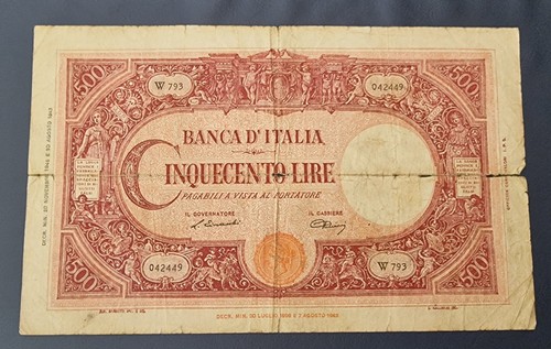 Cinquecento 500 lire barbetti - cinquecento,