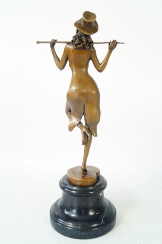 Statua ragazza bronzo marmo - statua,