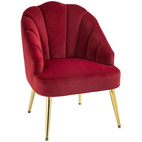 Homcom poltrona velluto - in,