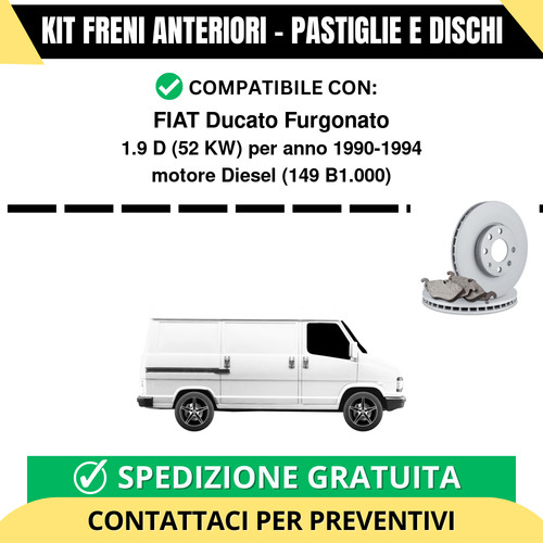Kit freni anteriori fiat - kit,