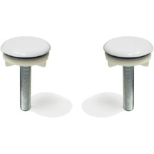 2 x TAPPO COPRI FORO BIANCO