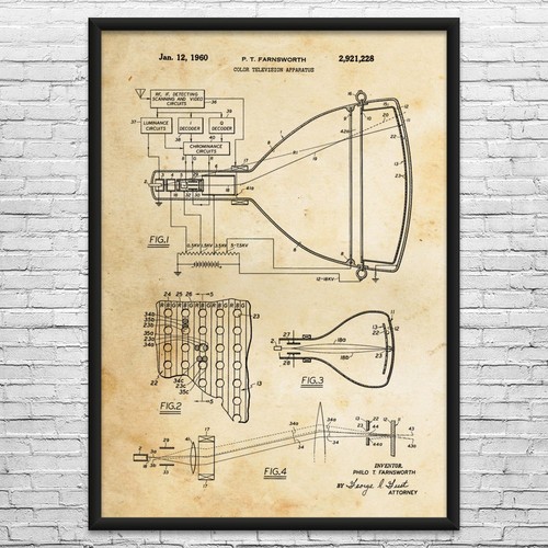 Farnsworth color patent - farnsworth, tv