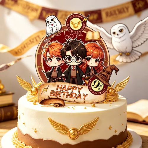 Cake topper buon compleanno - cake,