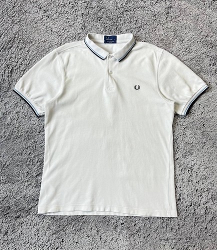 Polo fred perry bianca slim - polo,