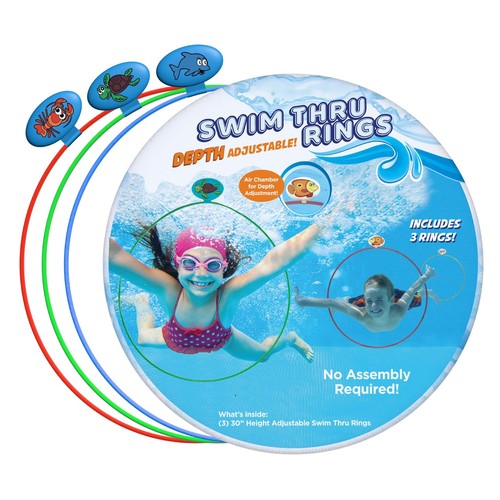 Swim thru rings pool - toys,