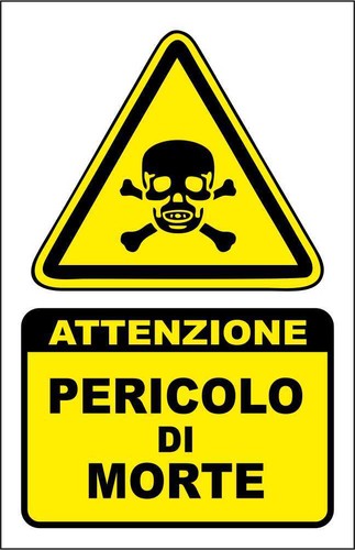 Cartello segnaletico - cartello,