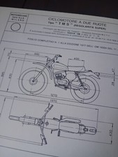 MOTOBECANE TMS REGOLARITÀ SUPER 1978 SCHEDA Originale Omologazione ASI FMI MCTC
