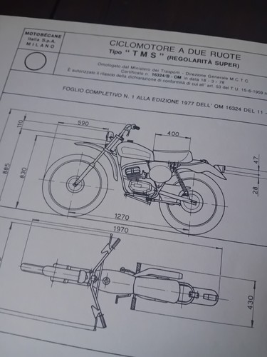 Motobecane tms regolarità - motobecane,