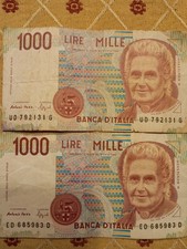 1000 Lire Montessori coppia