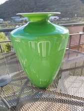 Vaso Di Murano Verde Anni 70