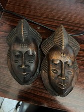 Coppia Maschere Etniche Africane