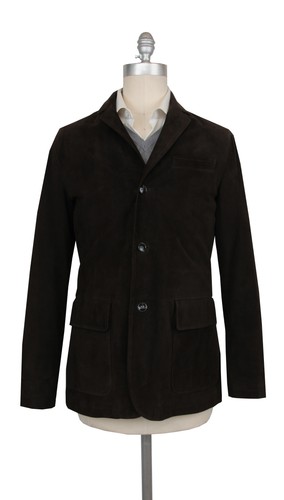 Giacca suede marrone scuro - giacca,