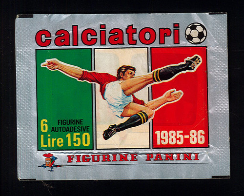 Bustina figurine calciatori - bustina,