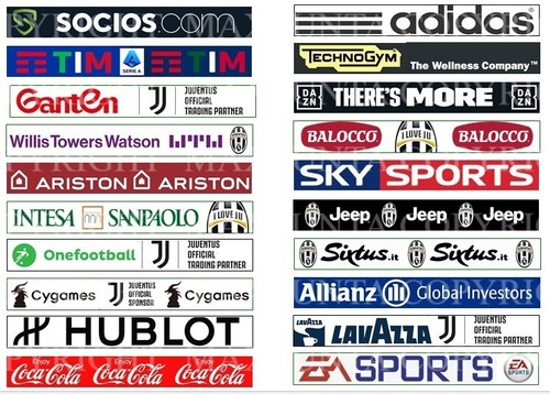 Subbuteo adesivi stickers - 20,