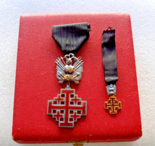 Cavaliere dell' Ordine del Santo Sepolcro medaglia e mignon